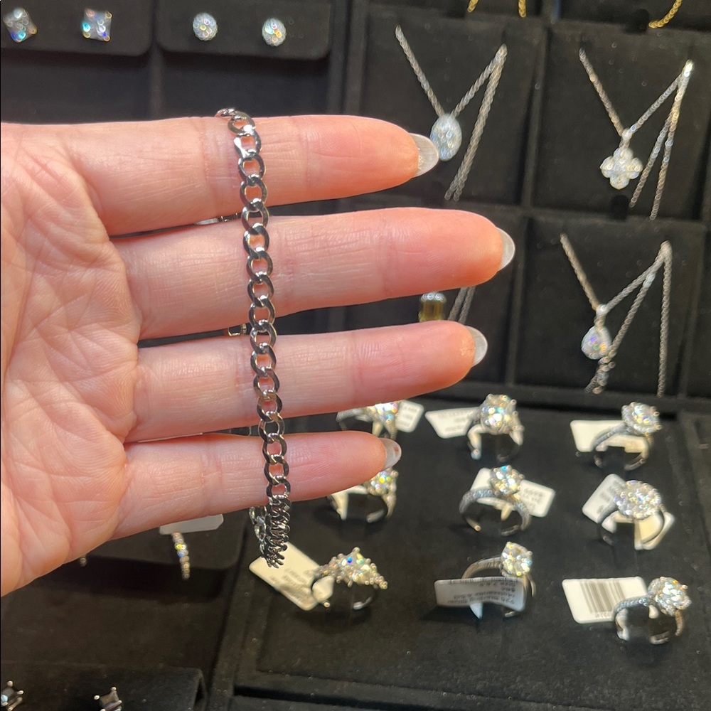 Classic Silver Chain Bracelet - Women Jewelry